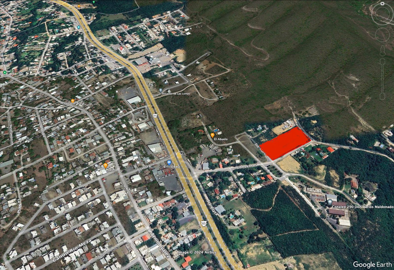 En venta terreno 1 en Santa Clara Santiago NL