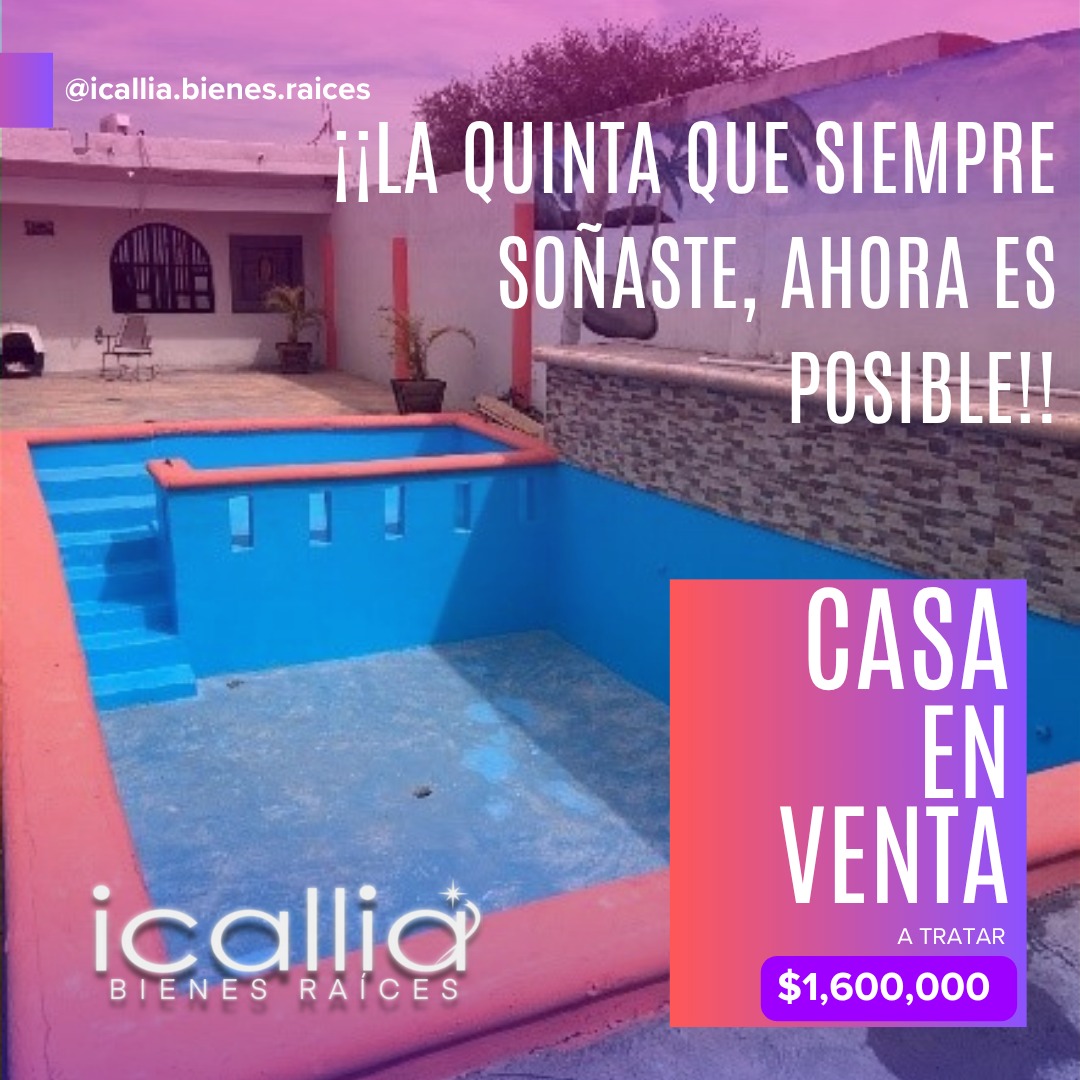 En Venta Quinta los Cervantes en Pesquería