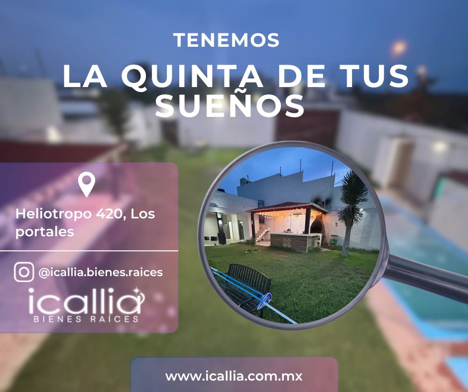 EN VENTA QUINTA LOS PORTALES, ZUAZUA. NL.