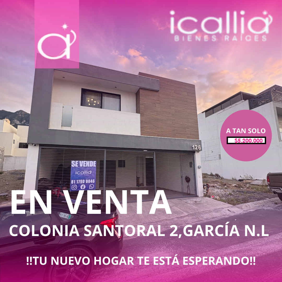 EN VENTA PROPIEDAD EN SANTORAL II, GARCIA