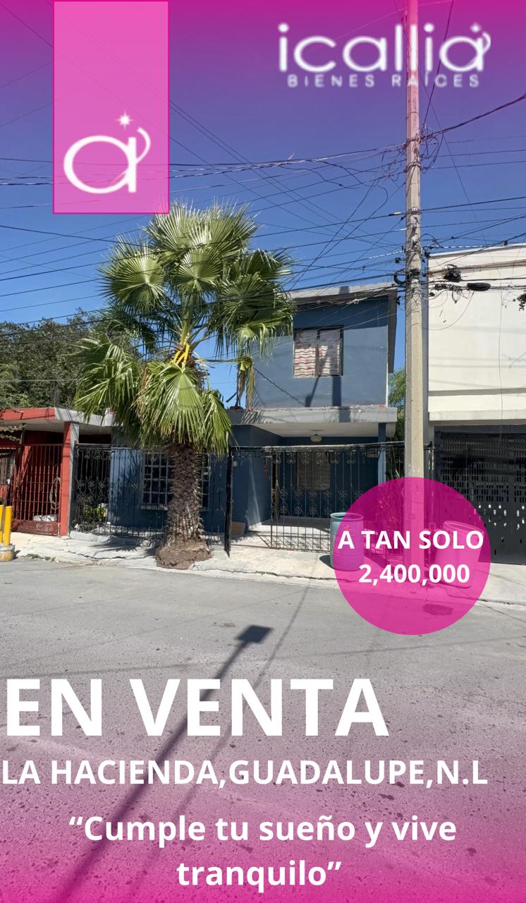 EN VENTA PROPIEDAD EN LA HACIENDA, GUADALUPE,NL