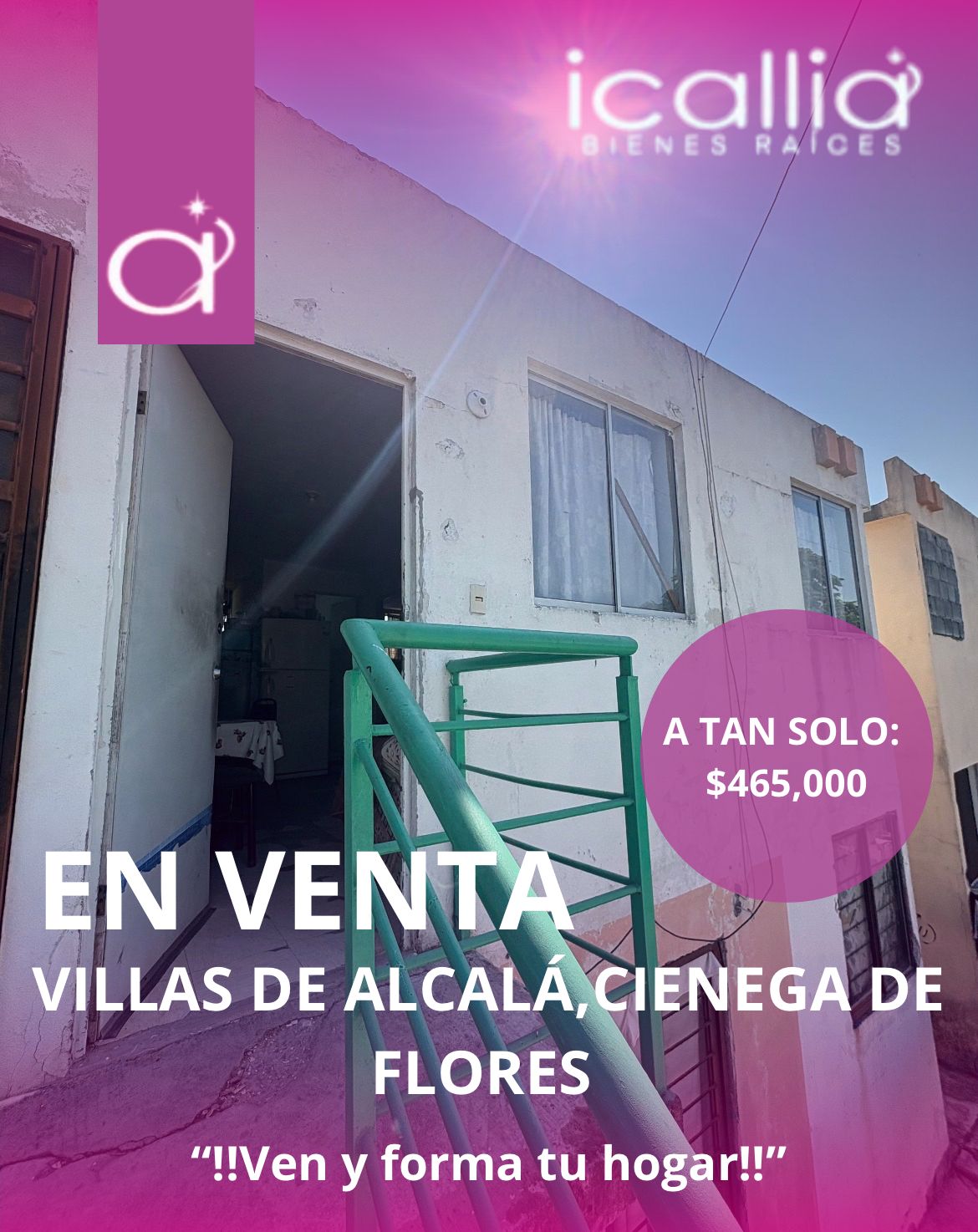 EN VENTA PROPIEDAD EN VILLAS DE ALCALA, CIENEGA DE FLORES,NL